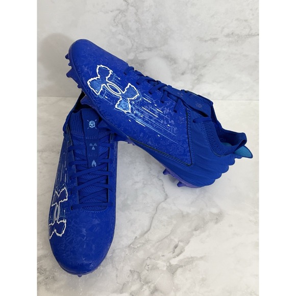 Under Armour Blur 2 MC Suede Football Cleats Royal Blue 3027978-400 Men Size 9.5 main image 7